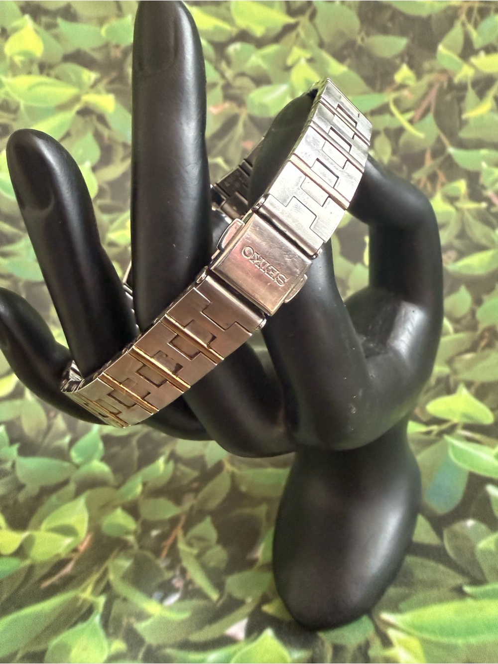 Seiko Silver and Gold-Tone Two-Tone Bracelet Watch with White Dial - Picture 4 of 7